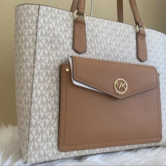 Michael Kors large Joey shoulder open top tote bag - Picture 7 of 16